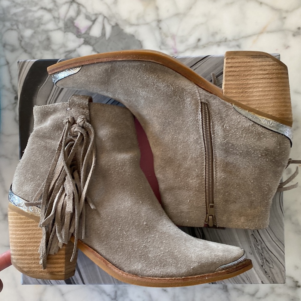 Jeffrey Campbell Pascal Suede Fringe Boot 8 - image 6